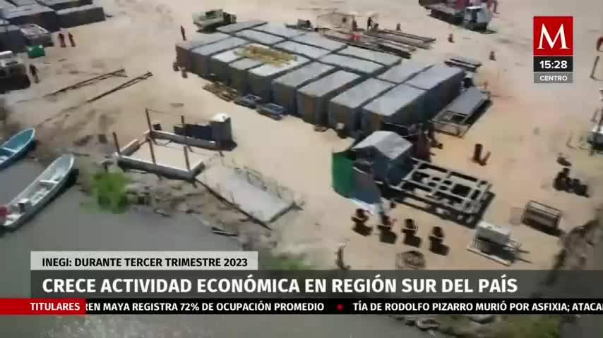 Actividad económica crece durante 2023 en la región sur del país