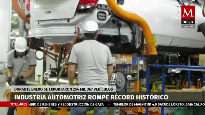 En México industria automotriz rompe récord histórico en exportación